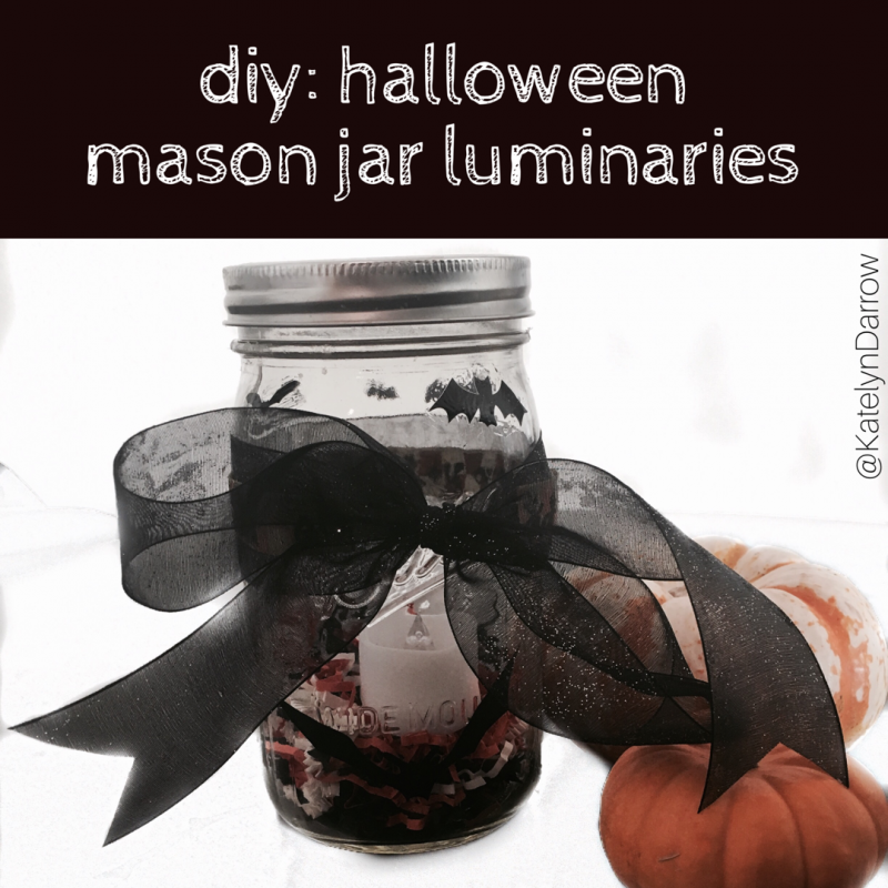 BLOGPOST: DIY Halloween Mason Jar Luminaries